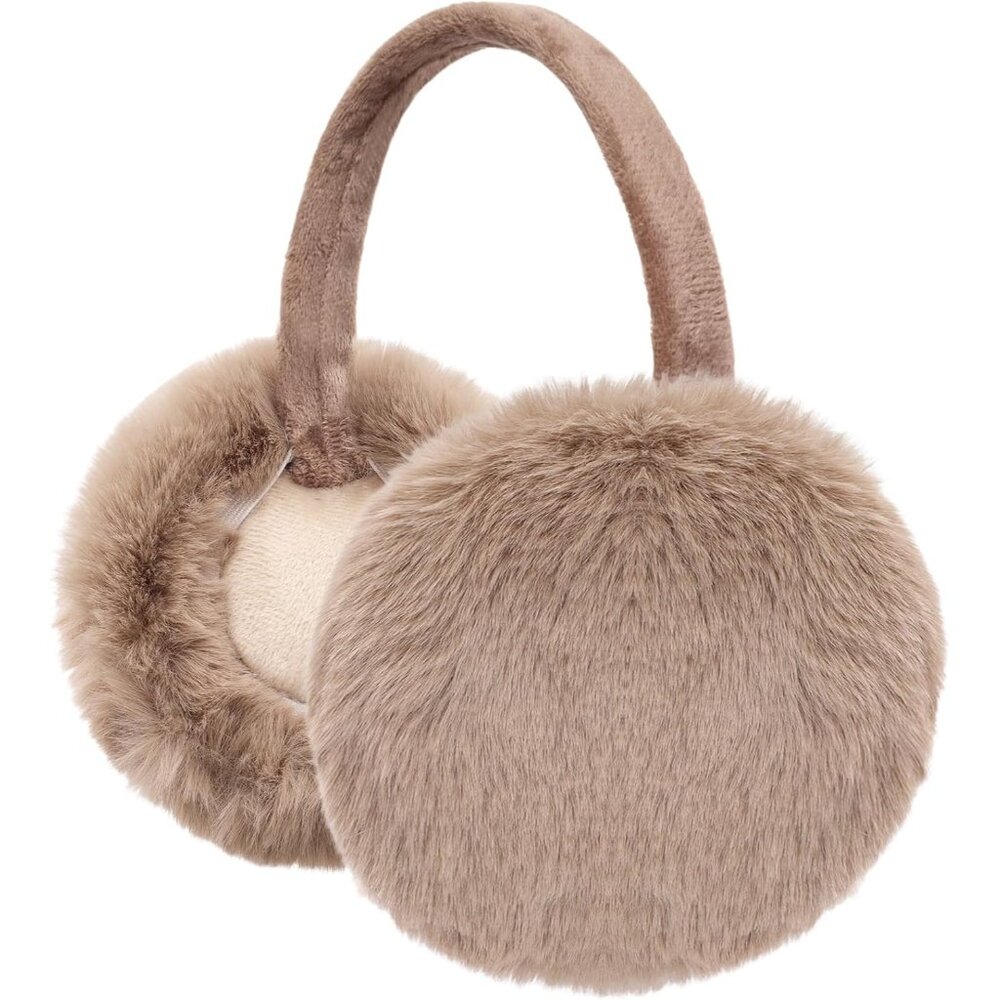 1Pcs Foldable Earmuffs Adult Winter Warm Plush Ear Muffs Soft Thermal Earmuffs f